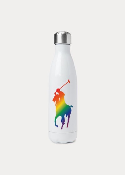 Botella De Agua Polo Ralph Lauren Hombre Blancos - Pride - HPQYG9630